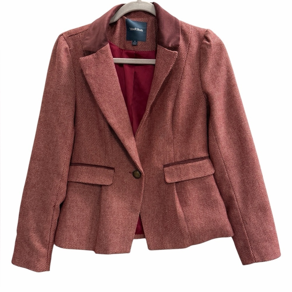 MODCLOTH Properly Polished Blazer Size Small - Picture 2 of 11